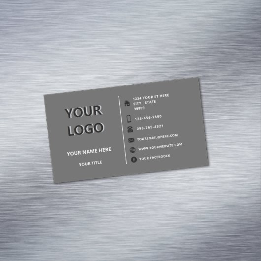 Personalisiertes Design Business Card Magnet (Beispiel)
