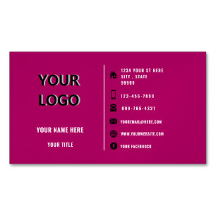Personalisiertes Design Business Card Magnet