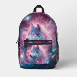 Personalisiertes Design des Himmelwolfs2 Bedruckter Rucksack