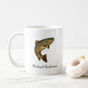 Personalisiertes Design für Angler – Forellen-Ange Kaffeetasse