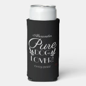 Personalisiertes Design für Hunde Selters Dosenkühler (Seltzer Vorderseite)