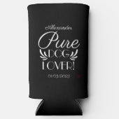 Personalisiertes Design für Hunde Selters Dosenkühler (Vorderseite)