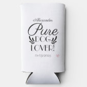 Personalisiertes Design für Hunde Selters Dosenkühler (Vorderseite)