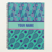 Personalisiertes Design für Tennisspieler, Trainer Planer (Vorderseite)