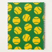 Personalisiertes Design für Tennisspieler, Trainer Planer (Rückseite)