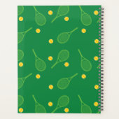 Personalisiertes Design für Tennisspieler, Trainer Planer (Rückseite)