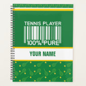 Personalisiertes Design für Tennisspieler, Trainer Planer (Vorderseite)