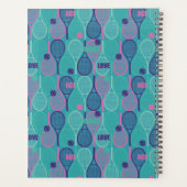 Personalisiertes Design für Tennisspieler, Trainer Planer (Rückseite)