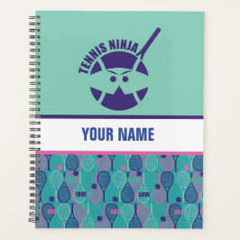 Personalisiertes Design für Tennisspieler, Trainer Planer