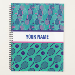 Personalisiertes Design für Tennisspieler, Trainer Planer