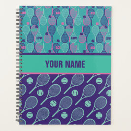 Personalisiertes Design für Tennisspieler, Trainer Planer