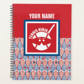 Personalisiertes Design für Tennisspieler, Trainer Planer (Vorderseite)