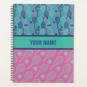 Personalisiertes Design für Tennisspieler, Trainer Planer (Vorderseite)