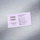 Personalisiertes Design für Visitenkarten mit ben Magnetische Visitenkarte (Beispiel)