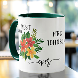 Personalisiertes Design-Lehrerbewertungen Tasse