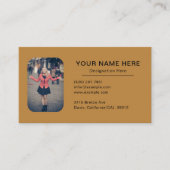 Personalisiertes Design mit Foto Beruflich Visitenkarte (Vorderseite)
