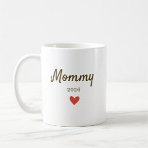 Personalisiertes Design mit neuer Mummy-Liebe und Kaffeetasse