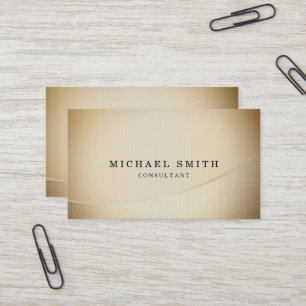 Personalisiertes Design Modernes Schlichtes Metall Visitenkarte