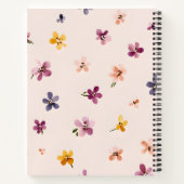 Personalisiertes Design neutraler Blume Notizblock (Rückseite)