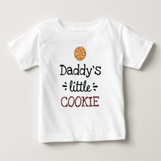 Personalisiertes Design | [Text] Kleines Cookie Baby T-shirt (Vorderseite)