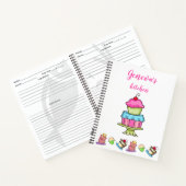 Personalisiertes Dessert Notizblock (Innenseite)