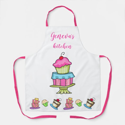 Personalisiertes Dessert Schürze (Vorderseite)
