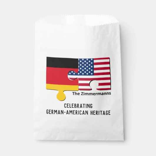 Personalisiertes DEUTSCHES AMERIKA Geschenktütchen (Vorderseite)