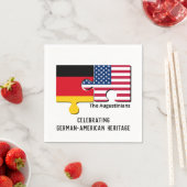 Personalisiertes DEUTSCHES AMERIKA Serviette (Beispiel)