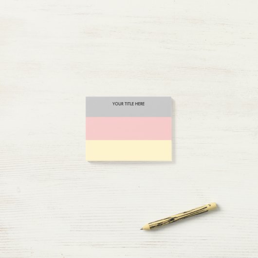 Personalisiertes deutsches post-it klebezettel (Auf Schreibtisch)