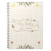 Personalisiertes Diabuch mit Namen Notizblock (Vorderseite)