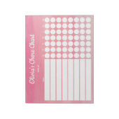 Personalisiertes Diagramm Editor Notizblock (Rotiert)