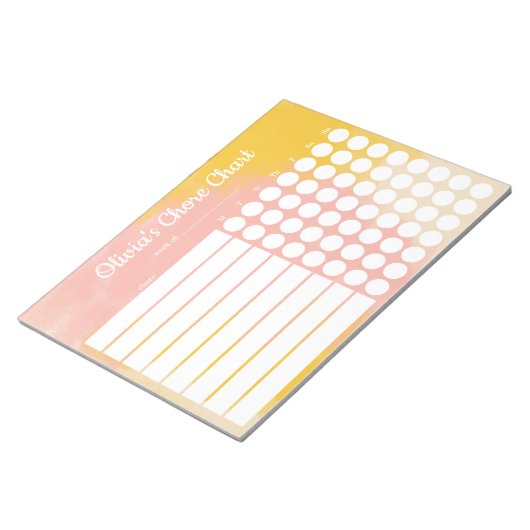 Personalisiertes Diagramm Editor Notizblock (angewinkelt)