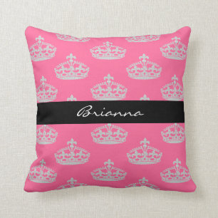 Personalisiertes Diamant-Prinzessincrown Kissen