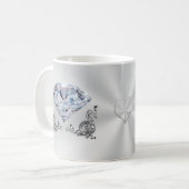 Personalisiertes DIAMOND-Frohes zum 60. Jahrestag  Kaffeetasse (Vorderseite Links)