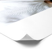 Personalisiertes Digitalfoto und Text Poster (Ecke)