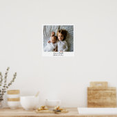Personalisiertes Digitalfoto und Text Poster (Küche)