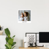 Personalisiertes Digitalfoto und Text Poster (Heimbüro)