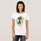 Personalisiertes Dino Birthday Tshirt für Mama (Vorne ganz)