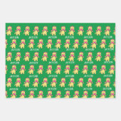 Personalisiertes Dinosaurier-Party Geschenkpapier Set (Vorderseite 3)