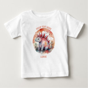 Personalisiertes Dinosaurier-T-Shirt Baby T-shirt
