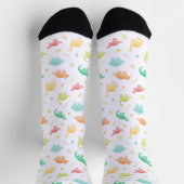 Personalisiertes Dinosauriermuster Socken (Oben)