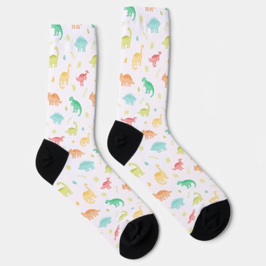 Personalisiertes Dinosauriermuster Socken (Rechts)