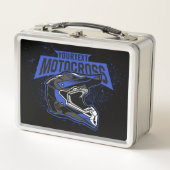 Personalisiertes Dirt Bike Motocross Racing Helm Metall Brotdose (Vorderseite)