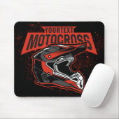 Personalisiertes Dirt Bike Motocross Racing Helm Mousepad (Mit Mouse)