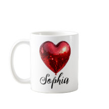 Personalisiertes Disco - Herz