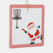 Personalisiertes Disk Golf-Geschenk Keramikornament (Rechts)