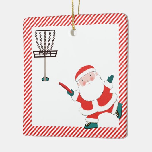 Personalisiertes Disk Golf-Geschenk Keramikornament (Links)