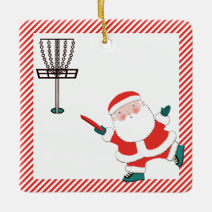 Personalisiertes Disk Golf-Geschenk Keramikornament