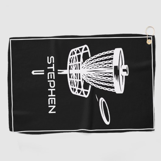 Personalisiertes Disk Golf Handtuch (Horizontal)