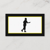 Personalisiertes Disk Golf Shop Geschäft Visitenkarte (Rückseite)